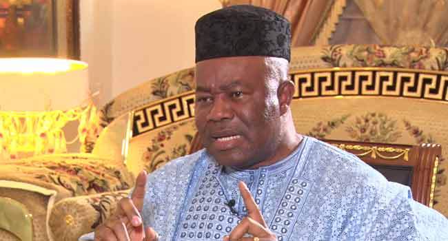 Buhari hails Akpabio , Accept Akpabio, Akpabio risk jail terms, Presidency not for sale, I am not vying for APC presidential ticket , SIWP to curb project duplication in Niger Delta, 14 years blackout: Ondo South Senatorial District to get electricity by December, N/Delta Ministry seeks inclusion, We are taking holistic, Passage of PIB more important, develop Niger Delta region, Ijaw youths protesting IYC president's kidnap , Akpabio denies detention, bribe to malami, Akpabio disowns convicted Professor