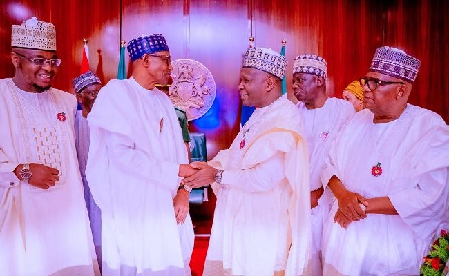 Gombe eminent leaders on thank you visit to President Buhari, say his footprints will remain indelible