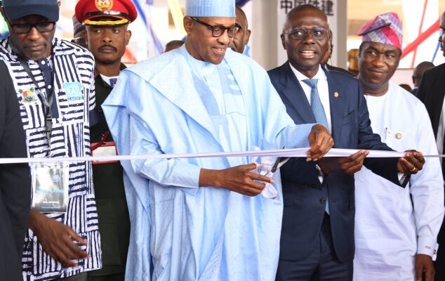 Buhari commissions first phase of Lagos Blue Line