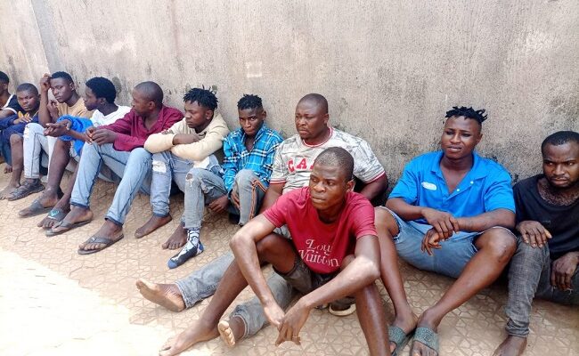 OCHA Brigade parades over 17 illegal revenue collectors in Anambra