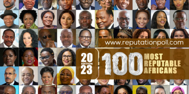 See 2023 '100 Most Reputable Africans'