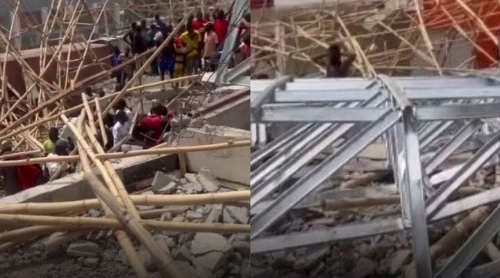 Two storey building collapses on 7th Avenue Abuja