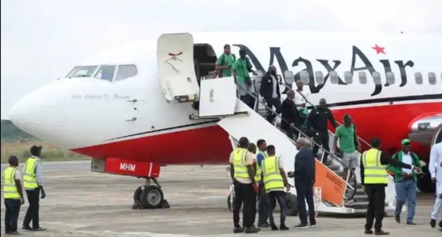 Plane Crash-Lands At Abuja Airport As Tyre Bursts Into Flames