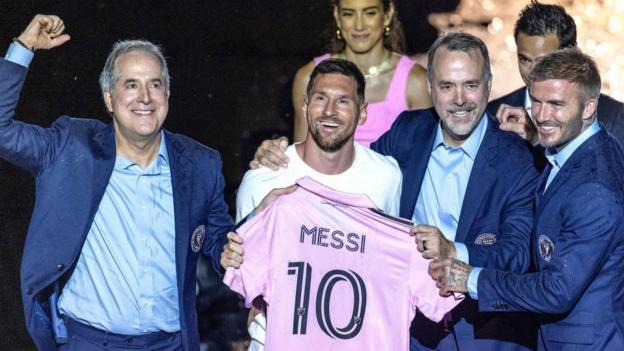 Inter Miami Unveil Lionel Messi