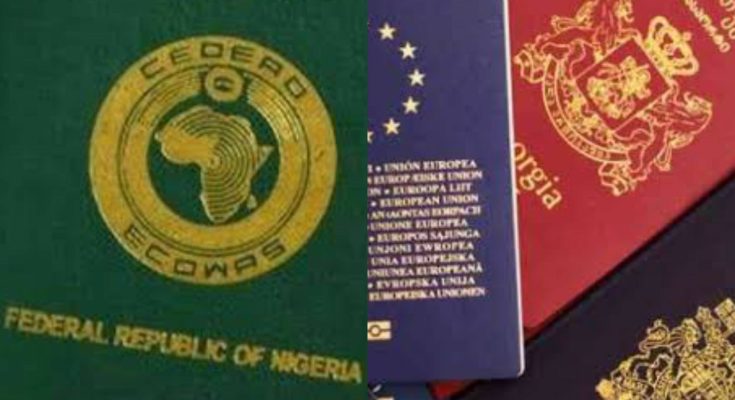 Nigeria missing as Singapore, Germany top world's most powerful passports 