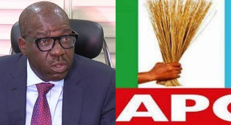 Obaseki and APC Logo