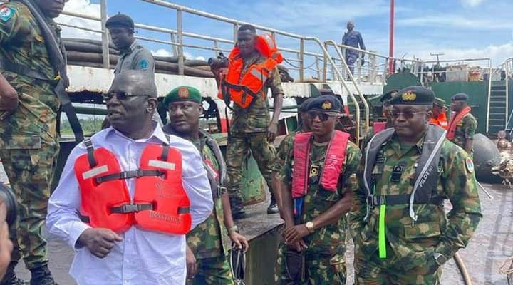 Oil Theft: NNPC Limited Security Partner Intercepts 800,000 Litre Crude Headed For Cameroon (Video)