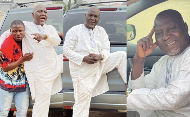 PHOTOS: Veteran actor, Baba Alapini, receives car, N3.7m gift from fans