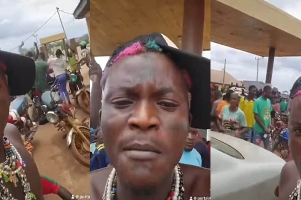 Jubilation As Portable Pays For All Customers At Petrol Station (Video)