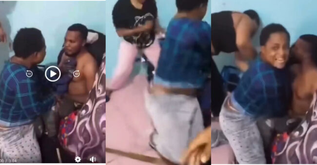 VIDEO: Sisters beat up man over cheat allegation