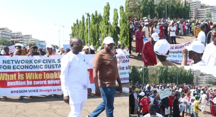 Angry Protesters Storm National Assembly, Seek Wike’s Resignation