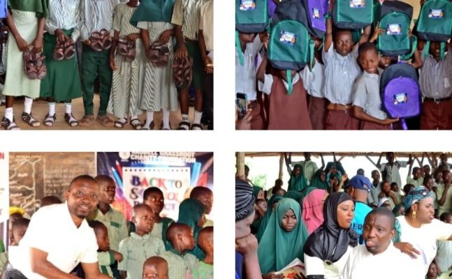 Oyo primary, secondary school students receive support from charity foundation