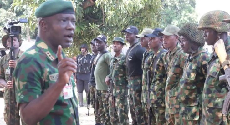 'Be Aggressive In Rooting Out Terrorists, Leave No Stone Unturned' — COAS Lagbaja To Troops