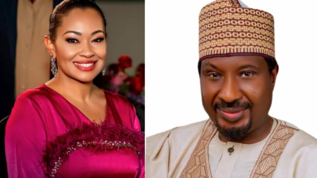 Senator Natasha congratulates DSP Jibril on honourary doctorate award