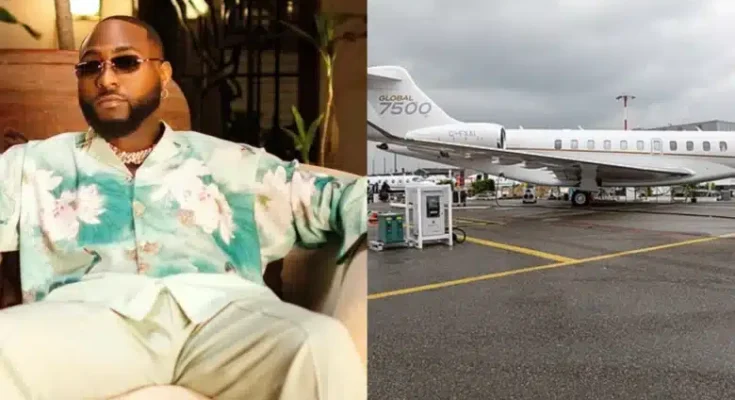 Davido acquires third private jet worth N102billion ($78M)