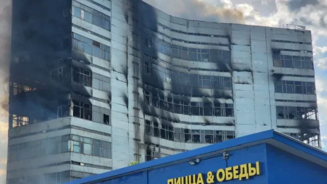 Eight killed in Moscow building fire