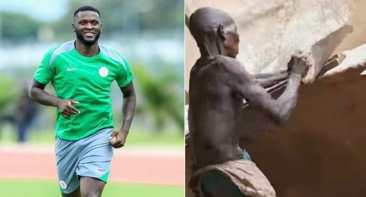 Nigerian footballer, Victor Boniface gifts elderly carpenter N1.5m