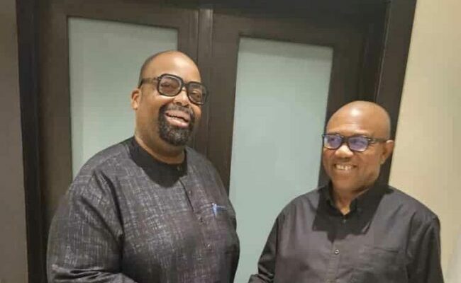 Peter Obi leads LP candidate, Akpata, to Oba of Benin