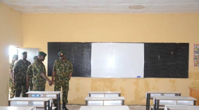 Army opens new school in Gusau, urges parents to enroll children