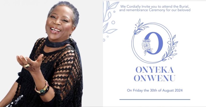 Onyeka Onwenu To Be Laid To Rest Today In Lagos