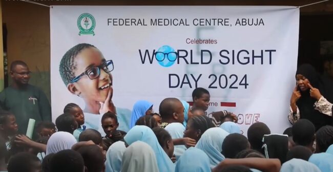 FMC Jabi conducts free eye screening for children in Abuja