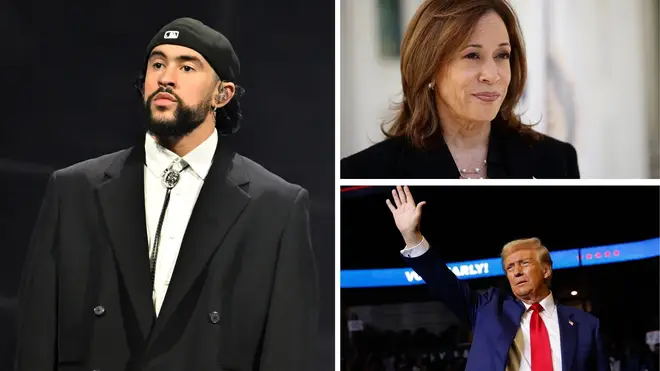 Bad Bunny backs Kamala Harris,