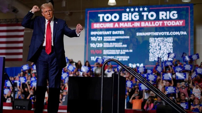 Trump’s ‘Too big to rig’ 