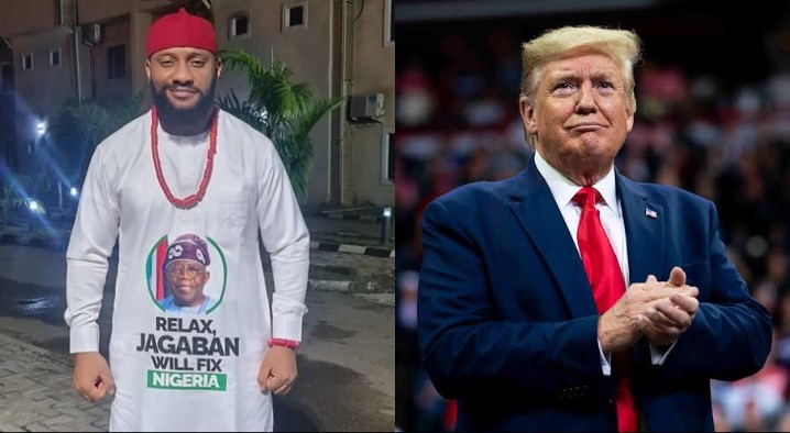 Yul Edochie Hails Trump's Victory, Says He's "Epitome Of Grace”