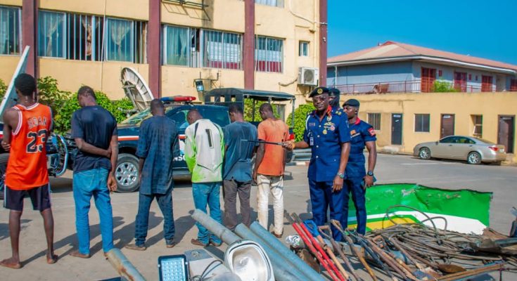 FCT: NSCDC arrests six suspects for vandalising public infrastructure