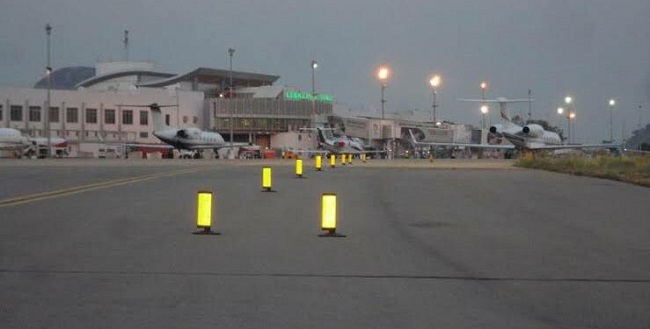 Cargo aircraft skids off runway , Abuja