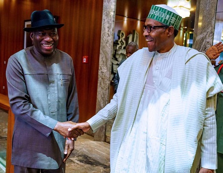 Jonathan felicitates Buhari, Buhari public awards Jonathan ,Jonathan briefs Buhari on, Buhari, Jonathan meet in Aso Rock, Aso Rock, Buhari and Jonathan meet, President Buhari, Jonathan, condemn,