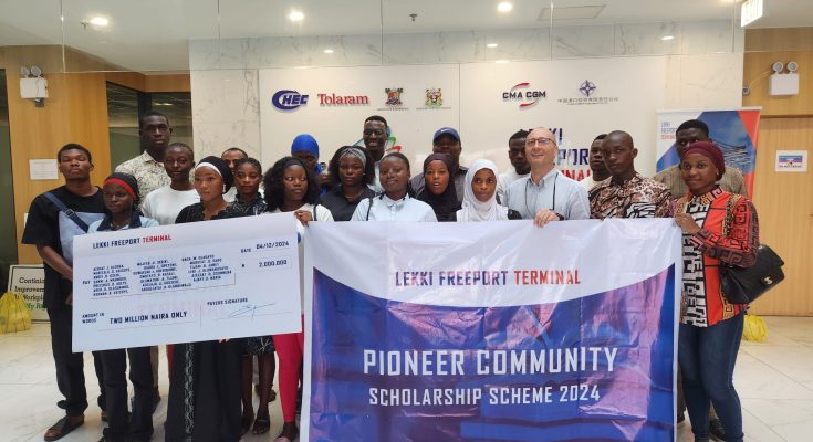 Lagos: Lekki Freeport Terminal awards N2m scholarship to 20 students