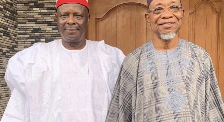 Aregbesola, Kwankwaso meet in Lagos