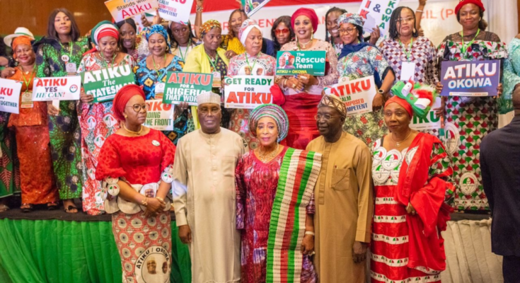 Deliver votes, take leadership, Atiku charges women as PDP inaugurates women campaign council