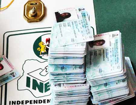 INEC decries low, Police arrest man in possession of 101 PVCs in Sokoto, operation get your PVC, INEC concedes to Reps' request, PVCs still uncollected in Ondo, INEC laments unclaimed PVCs , PVCs: INEC declares 106,280 Ekiti, Osun registrants invalid, PVCs, INEC yet to distribute, 2023: Why Voters Registration, 2023: Continuous Voters, Voter registration: Lagos, CSOs task INEC