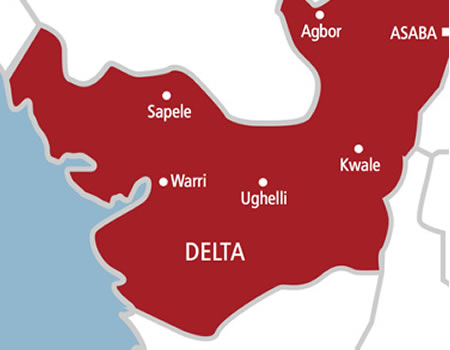 Police recover 51 guns, arrest 10 suspects in Delta, Flood displaces families, Bus driver murdered in Delta community, Council chairman warns against Aladja/Ogbe-Ijoh communal scuffle, Gunmen abduct pharmacist in Delta, Gunmen kill three policemen in Delta, strange disease hits Delta school, Police arrest man with N80,000 worth of fake notes at POS outlet in Delta, Suspected mentally-deranged person stabs man to death in Delta, Police nab suspected cultists, Police nab suspected cultists, Collapsed toilet wall kills, Two died others injured, Bayelsa PDP primaries, IPOB's threat to enforce, Gully erosion kills boy, threatens 20 buildings in Delta community, One fatally injured as rival cults clash in Warri, Police rescue 5 underage girls allegedly used as sex slaves in Delta, Manhunt for man, Police raid hotel, arrest four cultists, recover stolen car in Delta, Cult-related attacks claim five lives in Delta community, Police arrest woman for attempting to chop off husband's manhood in Delta, Woman defiles 12-year-old niece with stick for stealing garri, fish in Delta, 2023:  Delta Traditional Rulers Council distances self from proposed monarchs summit, Gunmen reportedly kill army officer in Warri, Gunmen kill vigilante member in Ogwashi Uku over land, Gardener commits suicide in Sapele, Auto crash kills six in Delta, Seven women feign blindness, arrested for child trafficking in Delta, others to death in Delta, Woman arrested for collecting N.4m to pass Nursing student in Delta, mad man burnt alive in Delta, Fleeing armed robbery suspects kill four in Delta, Aladja/Ogbe-Ijoh crisis: One abducted, another injured, as gunshots rock communities, Eleven kidnapped persons rescued in Delta, Police arrest 35-year-old man for allegedly raping siblings in Delta, Girl escapes as two boys die at Effurun barracks fire incident, Hunter kills 60-year-old man in Delta for setting trap in farm, Four feared killed in Delta communities over land dispute, One kidnap victim rescued, Farmers outline reasons, detention of 14 youths in Delta community, Delta gov orders contractors, Two drown in Warri river, Protest, controversy trail killing of birthday celebrant in Delta, Dusk-to-dawn curfew imposed, 3 feared killed, Ekiugbo, Ihwreko communities, One killed in Delta, Angry tenant stones landlord, Delta residents ignore directive, Community exco swearing-in , Police arrest three cultists in Ogwashi Uku, Youth activities in Oghara suspended, Reactions trail Delta cabinet, Suspected ritualists chop off head, Delta lawmaker condemns abduction, Death toll of mysterious, missing seven-year-old, Woman crushed to death, Car Thief crushes pregnant woman, Unapproved clinic, High tension cable kills man, Delta, Delta Workers accept salary review, alawuru, mysterious disease, cults clash at Ughelli, delsu lecturer, anti-cult commander, Ughelli police, 18-year-old lady in Delta hotel, Ughelli cult shootout, Abducted husband of bank manager, delta robbers, cultists axe delta student, meat seller in sapele, woman in shallow grave, prosecution of killer-cop, Community curses masterminds