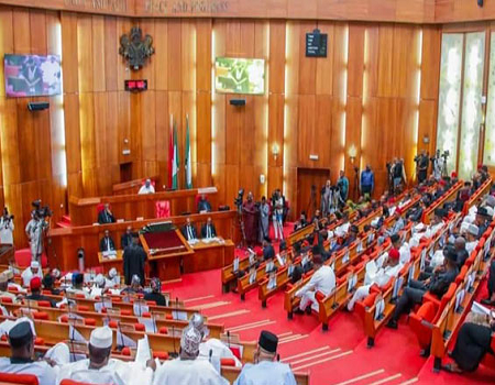 Senate Panel probes, Nigerian in Diasporan commission to Ministry, Senate confirms 19 INEC RECs, NUPRC executive commissioner, Senate urges to repair roads,Senate moves to protect workers, Electoral offences bill to be ready , Bill seeking to legalise power, Senate backs Oronsanya report on rationalisation of government agencies, Senate summons CBN governor , Senate adjourns plenary, Senate passes peace corps, Federal University of Transportation Daura, commission on religious harmony, Senate seeks increased funding For Human Rights Commission, 2021 budget implementation, Senate stops international companies, Stakeholders disagree on proposed law, probe of airport train attacks, witness protection bill, CBN’s monetary policy committee, Senate to debate court judgement , Senate approves Institute of Information, NASS library trust fund, Senate confirms ICPC commissioners, Iloba takes over as Senate Clerk, act establishing multimodal AIB, Senate passes forensic fraud examiners bill, new law schools across geo-political zones, Senate confirms seven nominees as INEC Commissioners, Buhari seeks Senate's confirmation of NMDPRA, NDIC nominees, Senate passes health emergency bill, Senate justifies N215.8bn budget approval for FIRS, federal airports authority act, plan for automotive industry, National Rice Development Council, Electoral Bill: Senate bows, widens scope of primaries for political parties, Nigerian College of Aviation Technology, Bill seeking women empowerment, passage of 2022 budget, Senate decries Remita grip, Senate moves to increase cost of feeding prisoners to N1,000 per day, Senate probes budget office over oral approval, Senate passes Tertiary Hospital Development Fund Bill, concern over bad shape of federal roads, Buhari's request for external loan, Senate threatens MDAs, Senate commends Buhari, Senate backs Egbin Power's, How Accountant General released N76bn ,, Senate approves Buhari's request , Senate asks NNPC, Senate swells number of universities, Senate passes bill , Senate passes FCT budget , Be prepared to account, Senate may pass supplementary budget, Senate to engage Finance Minister, Senate to investigate NIMC, Senate summons NSITF MD, Senate challenges Nigerians, Senate amends NIPOST Bill, Senate chides EDCs, Senate orders FCE Okene, Senate recommends 15-year, Senate to amend fiscal responsibility, establishment of Bitumen Institute , national livestock agency bill, Senate suspends plenary, Senate summons NICON AIICO, Senate summons solicitor general, Senate picks holes, passport racketeering abroad, Senate summons Auditor General, Drama in Senate, Senate divided over grounding , Bill for Federal University, Senate uncovers N120bn differential, displaced Nigerians in Benin Republic, Badagry-Sokoto ExpresswayBill for establishment of hospital , Senate backs INEC, Senate approves N11bn, Senate issues warrant of arrest, Senate to screen EFCC nominee, ethno-religious crisis of ominous proportions, Direct your grievances to right committee, Senate approves N453.2bn for NDDC, Ministry of Petroleum, Senate passes Finance Bill 2020, Dont demoralise our soldiers, ICT institute passes second reading, Senate, procurement of COVID-19 vaccines, jam, senate, INEC, queries,bailout, airline, Foreign Affair ministry, Senate to pass 2021 Budget, NPC, nominee, Senate to investigate gas explosions in Lagos, eight nominees as Justices, #EndSARS, Senate, Jimoh Isiaka, ASUU 2009 agreement, Nigerian judges salaries, Senate approves N4.28 trillion, p;activities of SARS, security agencies, Senators, Senate first line charge, Senate new FAAN law, 2020 budget performance, Traditional rulers should get constitutional roles. Senate expresses concern over cybercrime, NASENI account,Jimoh, water resources, Nigeria, NTA, Senate, Startimes, NTA, Senate, joint venture, Senate chides DPR, startimes, NTA,stinfringement on Fiscal Responsibility Act, Senate, stamp duty, , Senate to conduct NIS status inquiry, NCAA N9bn, frivolous expenditure, Senate committee, senators Senate, Buhari, Bill, CAMA,NDDC probe, Senate summons, UBA, UBA GMD, Senate, alleged contract, Senate, NDDC, insecurity,vote of no confidence, privatization scam, sell national assets, maintenance of federal roads, local airline operators, Foreign Affairs Permanent Secretary, Senate asks Customs to return goods seized