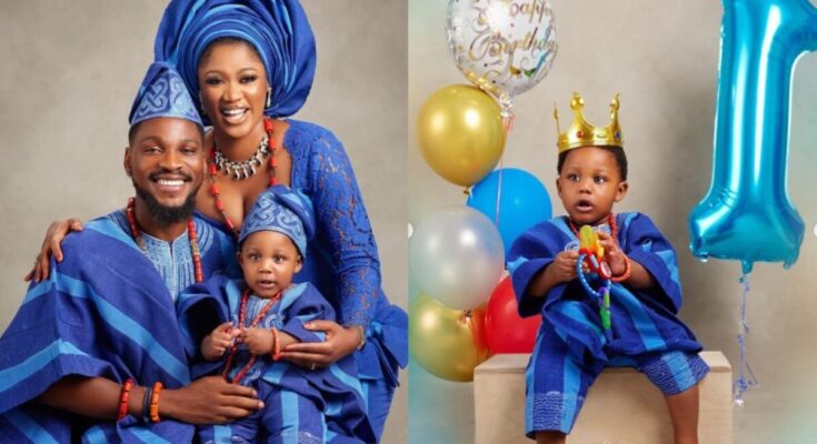 BBNaija Star Tobi Bakre Finally Unveils Son's Face As He Clocks One