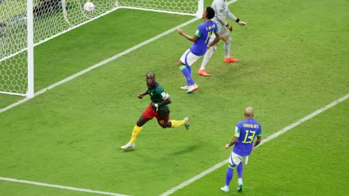 Cameroon Crash Out Of World Cup, Makes History By Defeating Brazil In Last Group Game