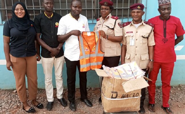 FRSC gets reflective jackets, promises to enforce traffic regulations in Ibadan