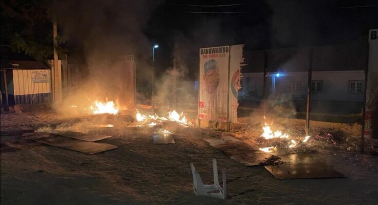 Hoodlums Set Ablaze Gombe PDP Campaign Office, Party Blames APC