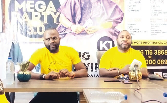 K1 for Stone Café’s end-of-the-year mega party in Ibadan on Tuesday