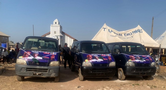 Kwara presents minibuses, motorcycles to NURTW members