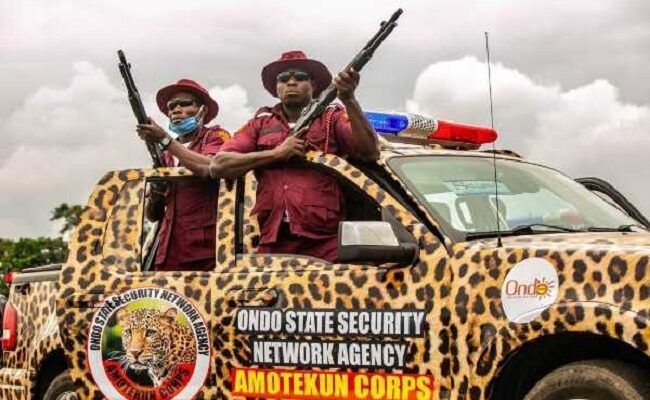 Ondo Amotekun arrests kidnap syndicate who hypnotized victims with chemicals