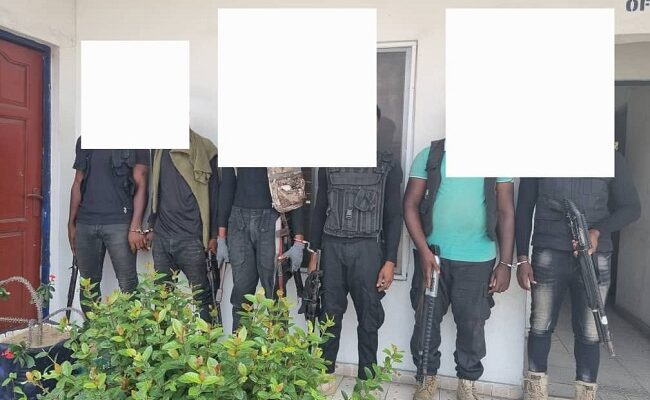 Police arrest six fake hunters with arms, ammunition in Delta