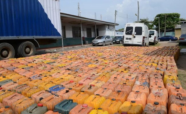 Seme customs seizes 33,390 litres of petrol in Badagry waterways
