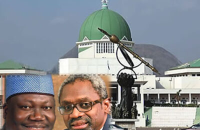 Lawan, Gbajabiamila meet Finance, Planning Ministers over 2023 budget proposals, Peace talk in suit, FG threatens to sanction, NASS pledges to protect interests of workers in ongoing constitution review, National parks secure NASS, Electoral bill, insecurity, top agenda as NASS members resume legislative activities, N287.6m earmarks for building, NASS backs proposed tax on carbonated drinks, Electoral Act, NASS postpones resumption, On insecurity, National Assembly extends, FG seeks NASS approval, Lopsided appointments, National Assembly's resumption, NDDC probe, NASS, bill, National Assembly, Water resource bill