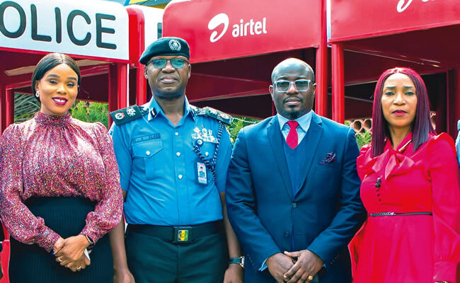 Airtel donates traffic booths to Lagos police