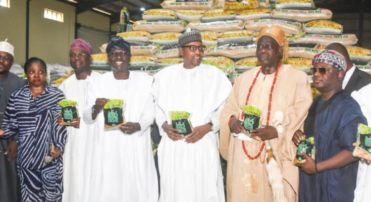 Buhari inaugurates 2.5MTPH Imota Rice Mill