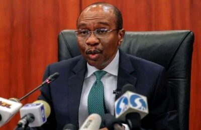 Emefiele Returns To Nigeria, Back In Office With Heavy Security